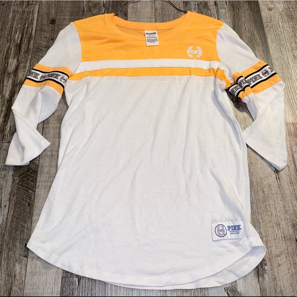 Victoria’s Secret pink half sleeve shirt